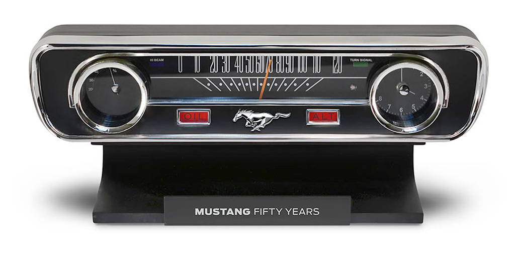 50th Anniversary Mustang Desktop Clock and Thermometer Giveaway ends 9/9
