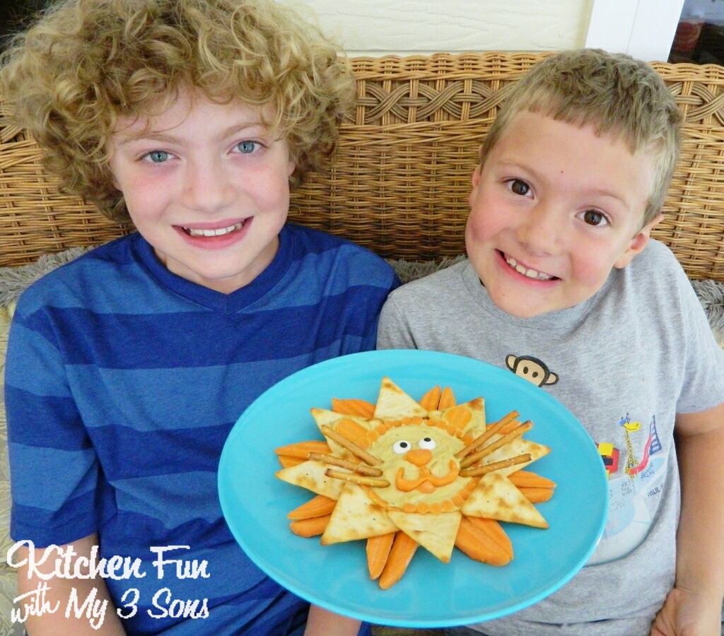 Lion Hummus Snack Kitchen Fun With My 3 Sons