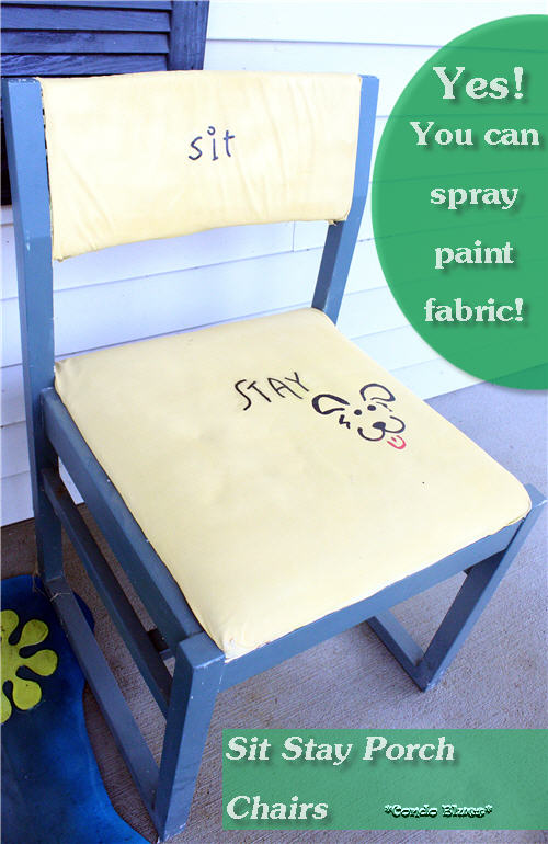 Condo Blues DIY Sit Stay Porch Chairs