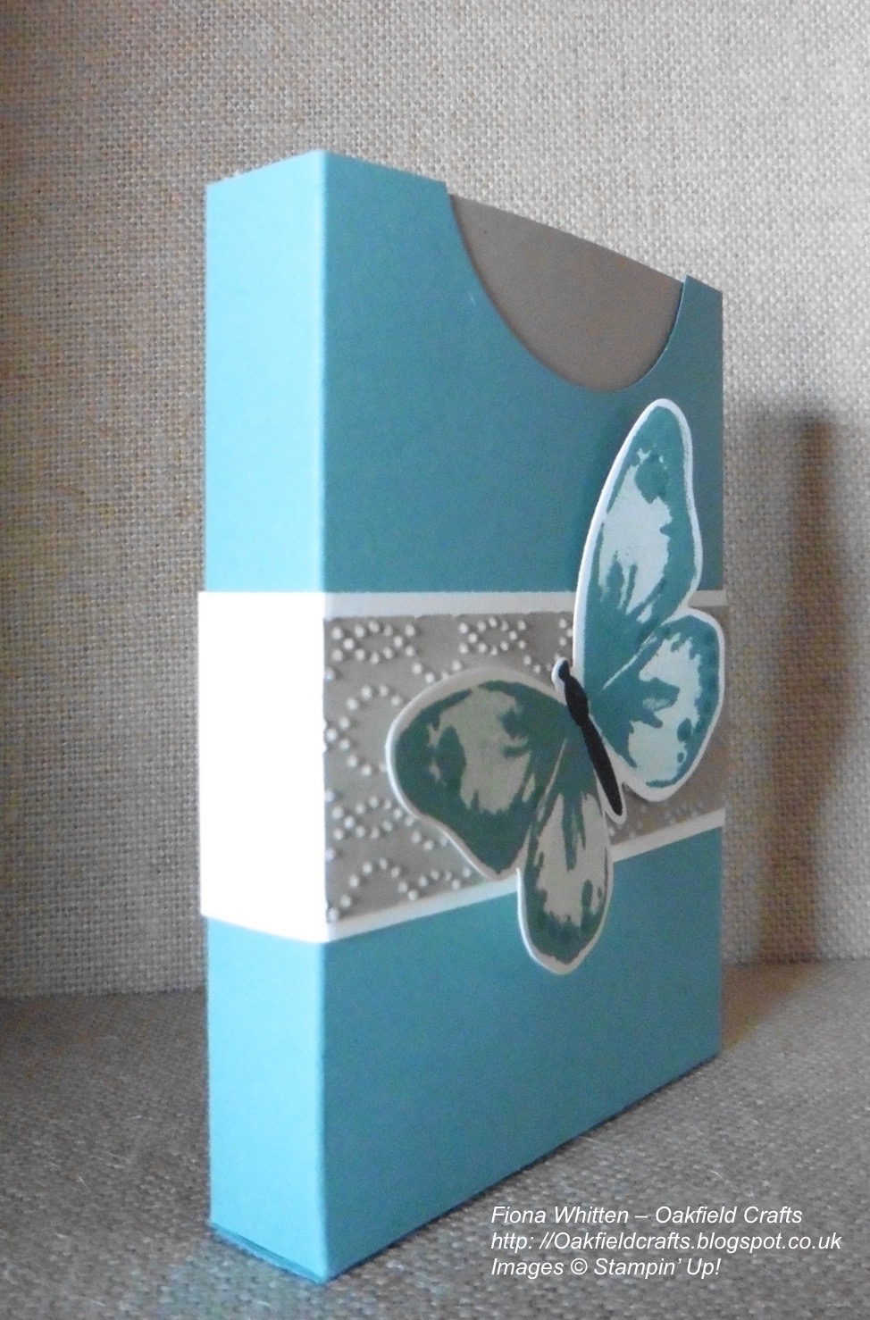 Notecard Boxes with Butterflies (of course)
