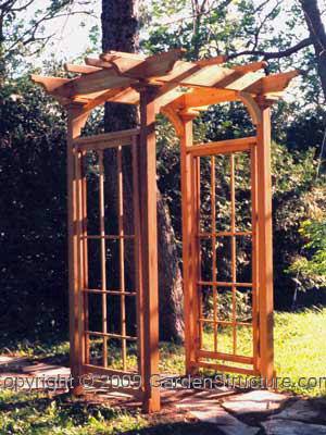 Garden Arbor Ideas ive always liked building garden structures but my business usually keeps me elbow deep in the restoration of colonial and victorian houses Wedding Arbor Plans Designs Garden Arbor Ideas bamboo arbor trellis Wedding Arbor Plans Designs