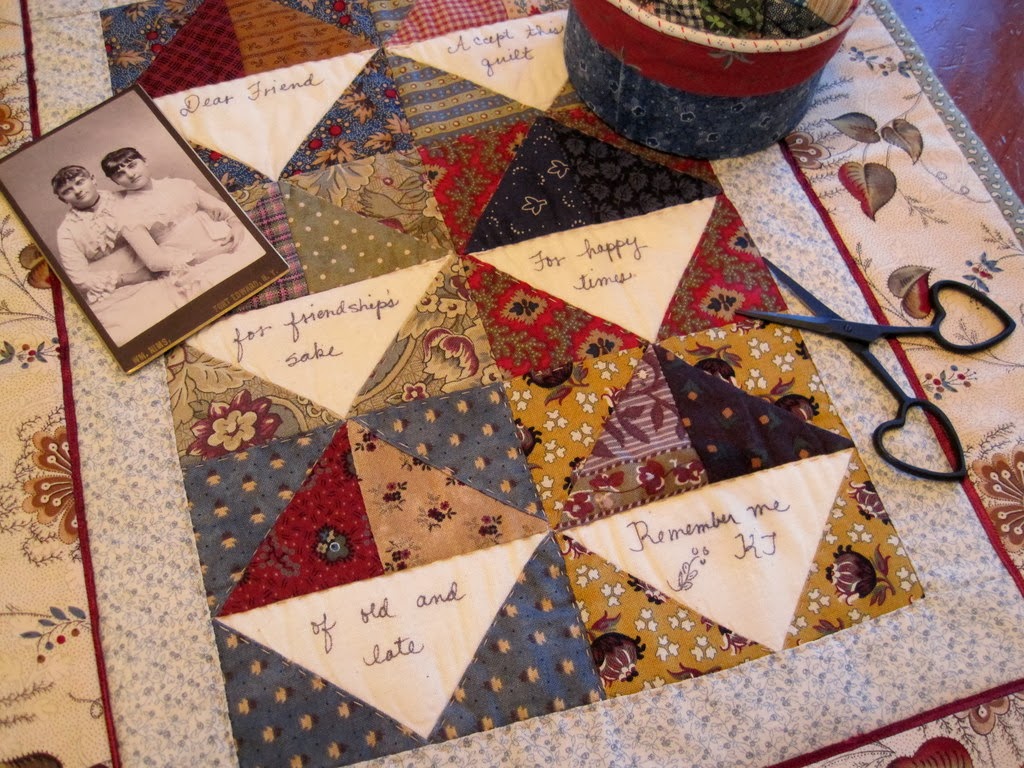 A Sentimental Quilter Finishing a Small Quilt Make a Plan