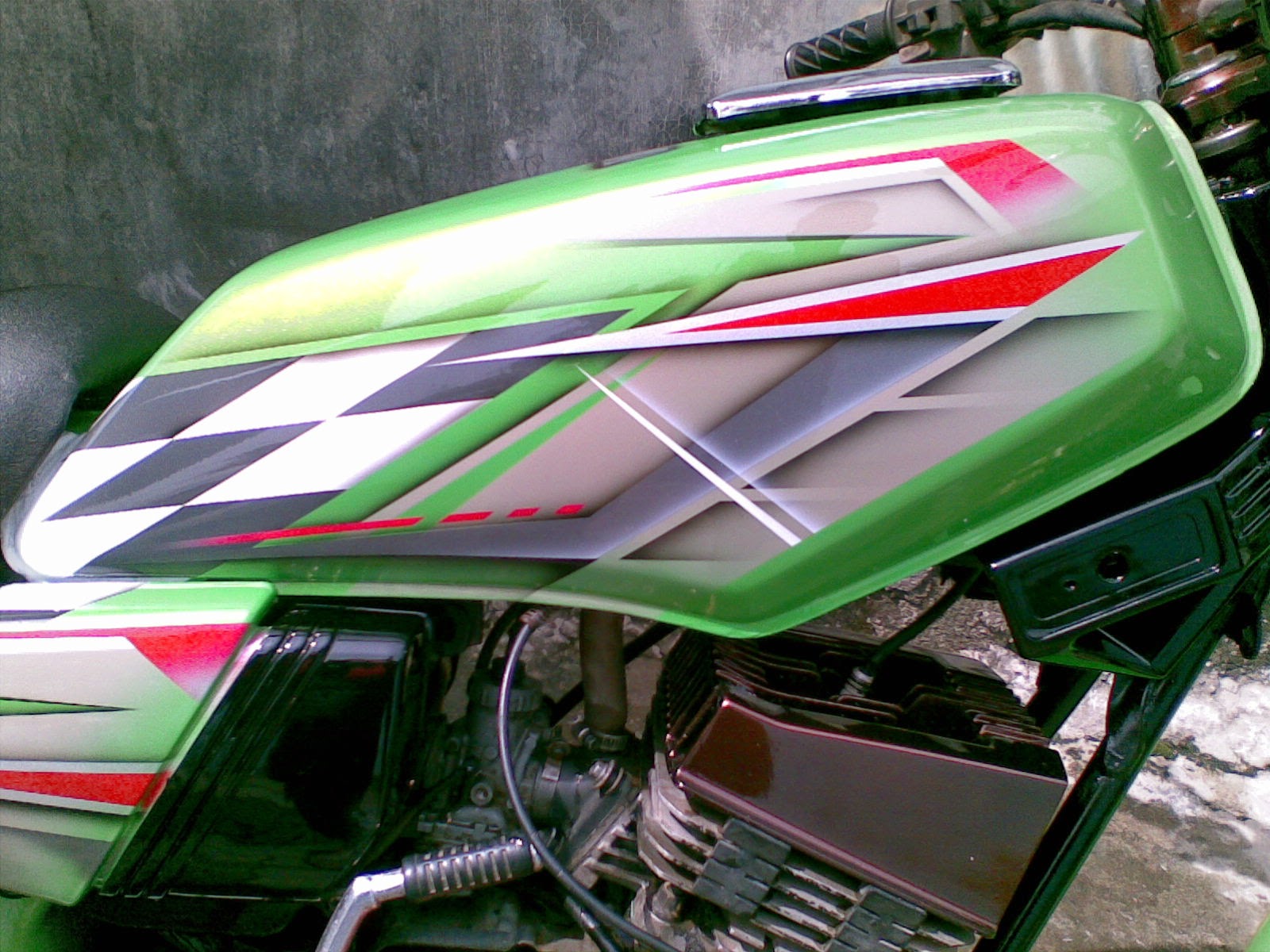 BOYAX PAINTING RX KING HIJAU AIRBRUSH