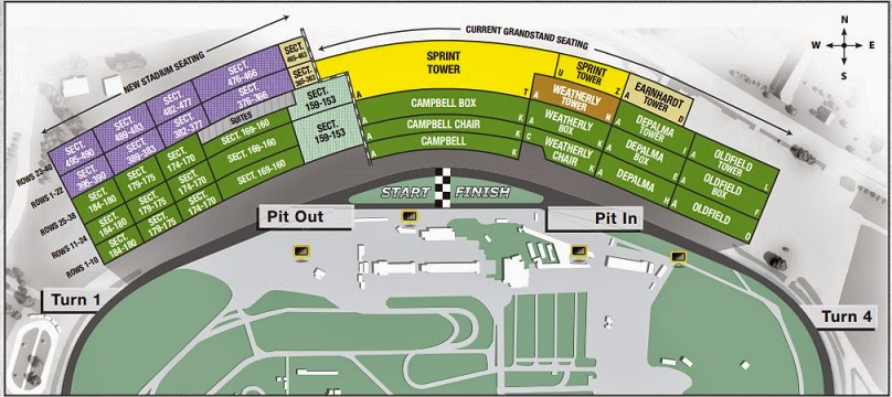 Daytona 500 Seating Chart Map