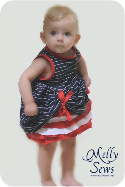 4th of July Baby Dress Tutorial - Melly Sews