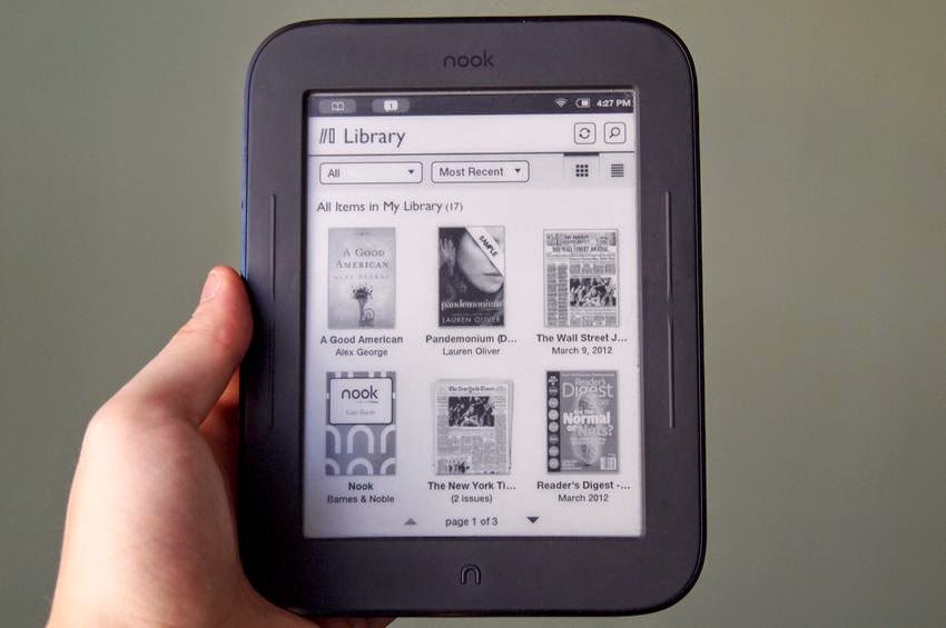 Nook Simple Touch Review Home Tech Dad A Tech Dad S Home And