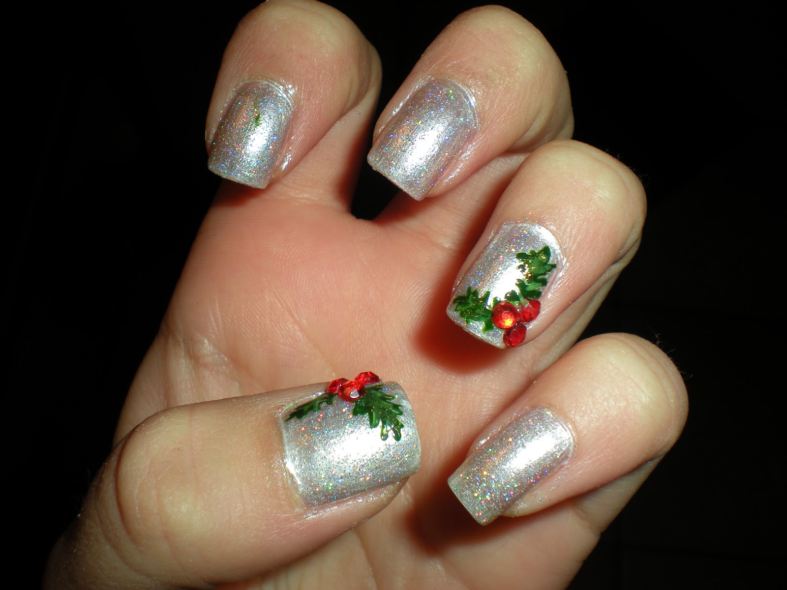 Metallic Maria Holly nails