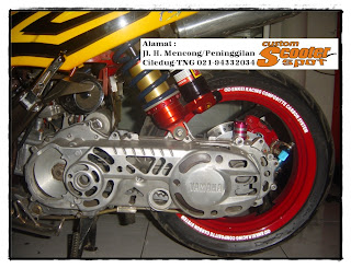 Contoh Gambar Modifikasi Motor Matic yang terbaru! title=
