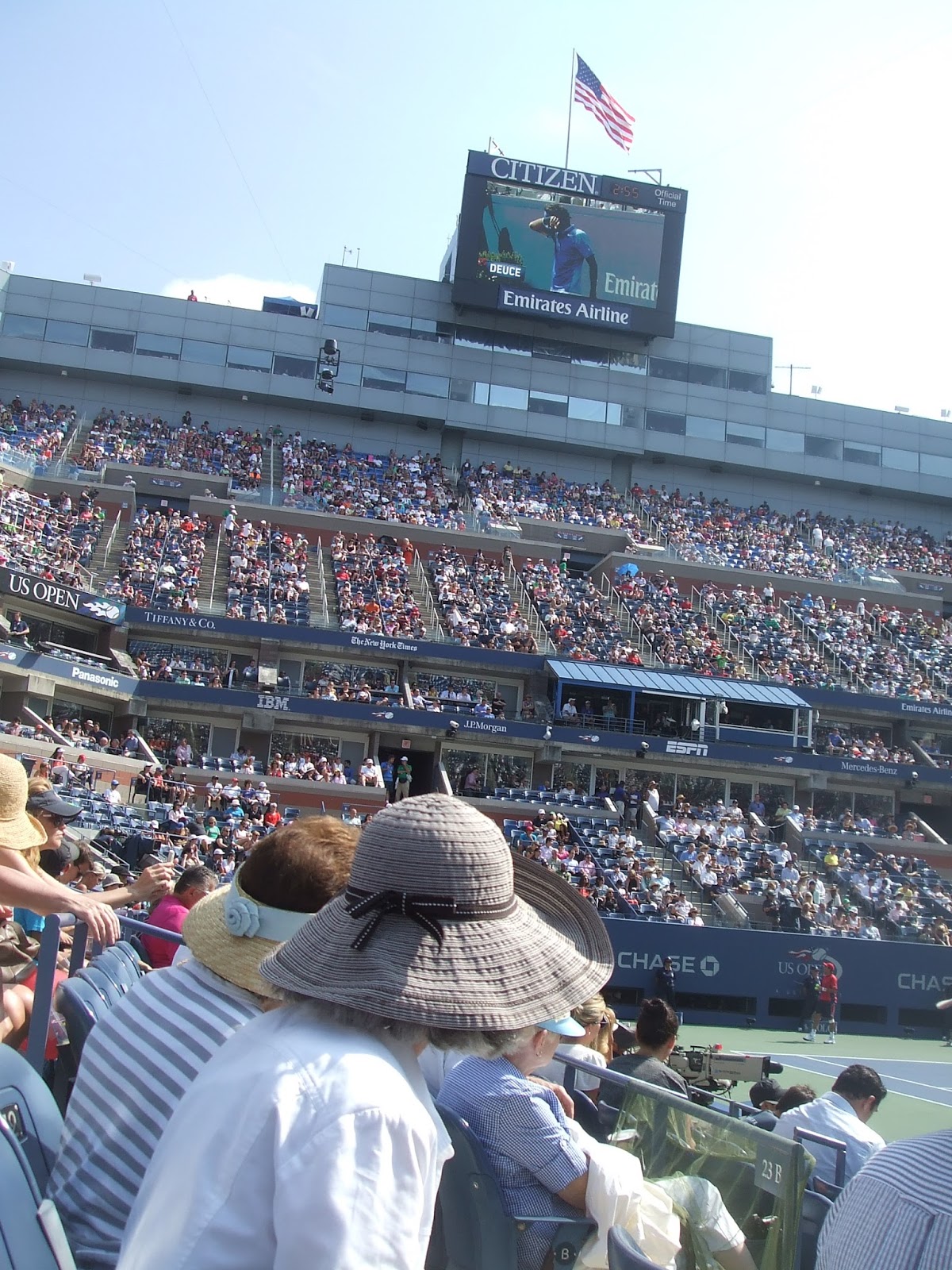 Flattering50 US Tennis Open Spectator Style