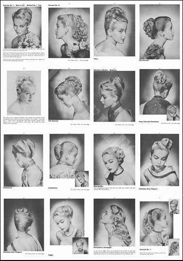 The 1950s woman went to on a very often to the beauty salon for ...