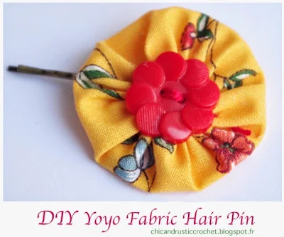 DIY Hair Pin Barrette - Cocoflower