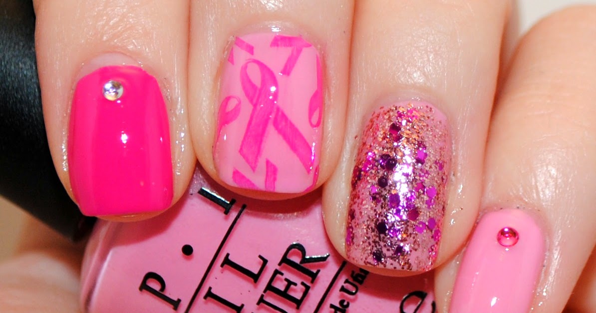 A Little Polish Breast Cancer Awareness Mani