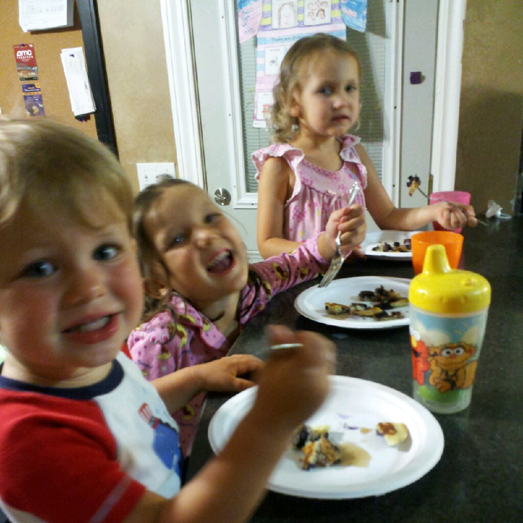 simply FOuR us Family Night Are we allowed to eat pancakes at 1030 p.m?