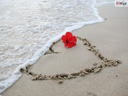 la playa del romantismo