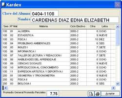 KARDEX ALUMNO kardex alumno: