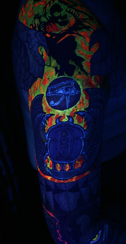 Blacklight Tattoos Egyptian