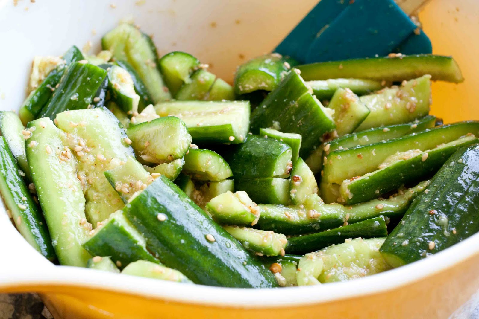 FOODjimoto JapaneseStyle Cucumbers with Sesame Seeds