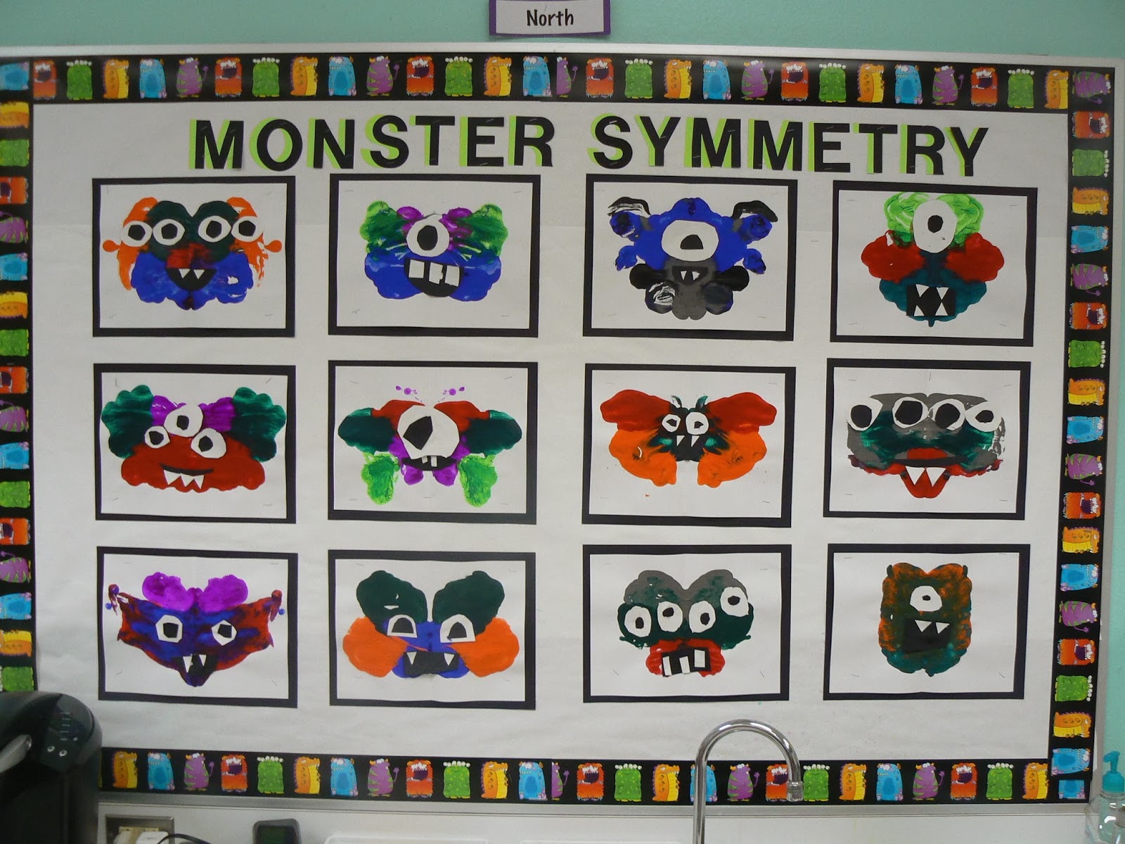 Mrs. T's First Grade Class: Monster Symmetry