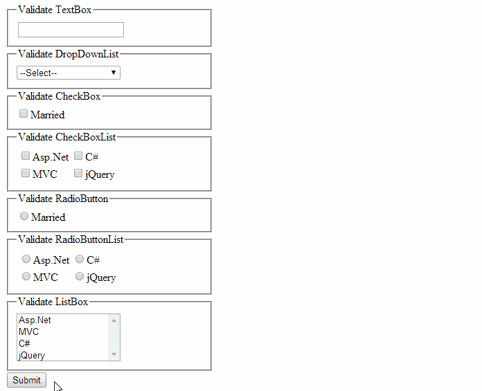 Validating a checkboxlist in asp net