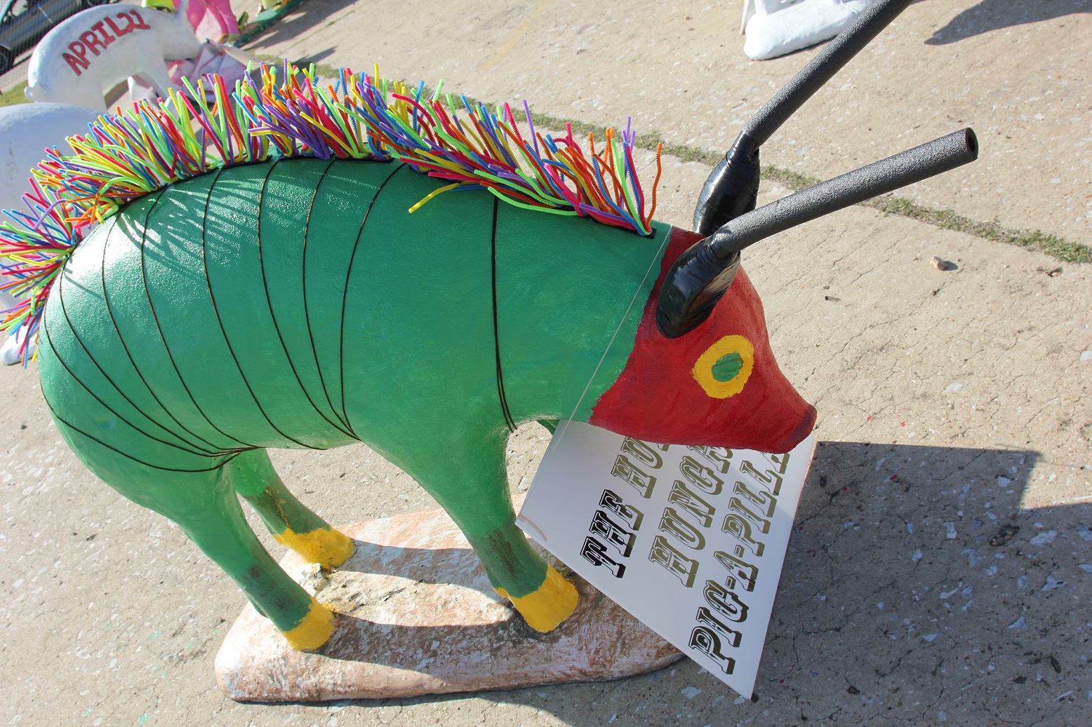 Art of the Day Painted Pigs