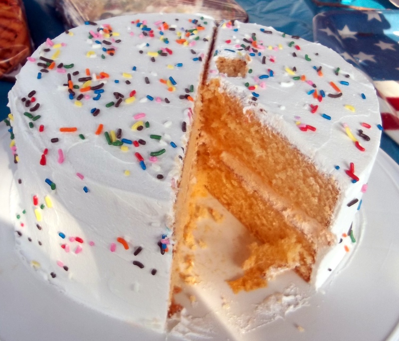 The Tiny Tyrant's Kitchen Creamsicle Cake