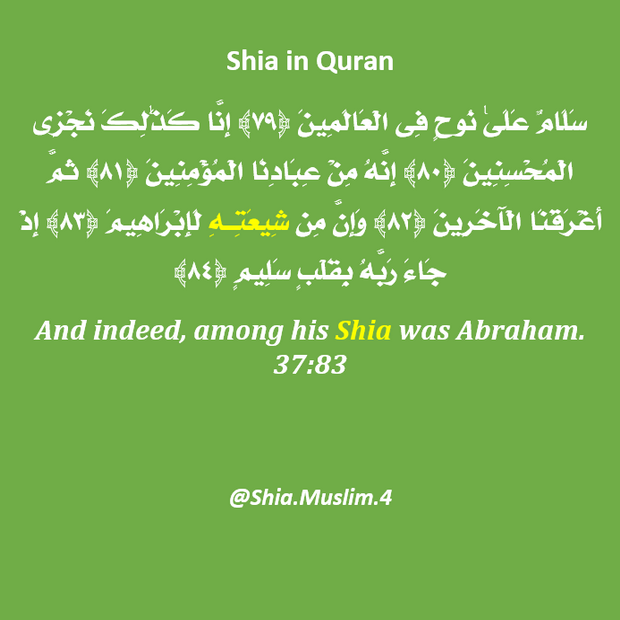 Shia Muslim Meaning of Shia