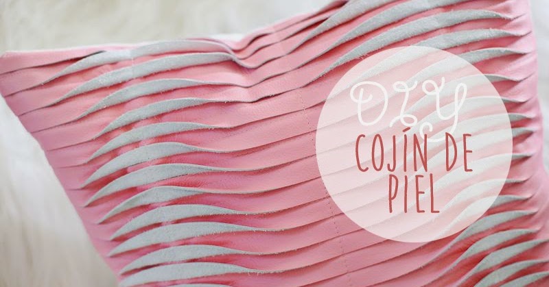 Diy cojín cuadrado de piel rosa | Decorar en familia | DEF Deco