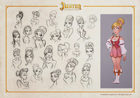 Osokaro Justin And The Knights Of Valour Vii Lara Character Design