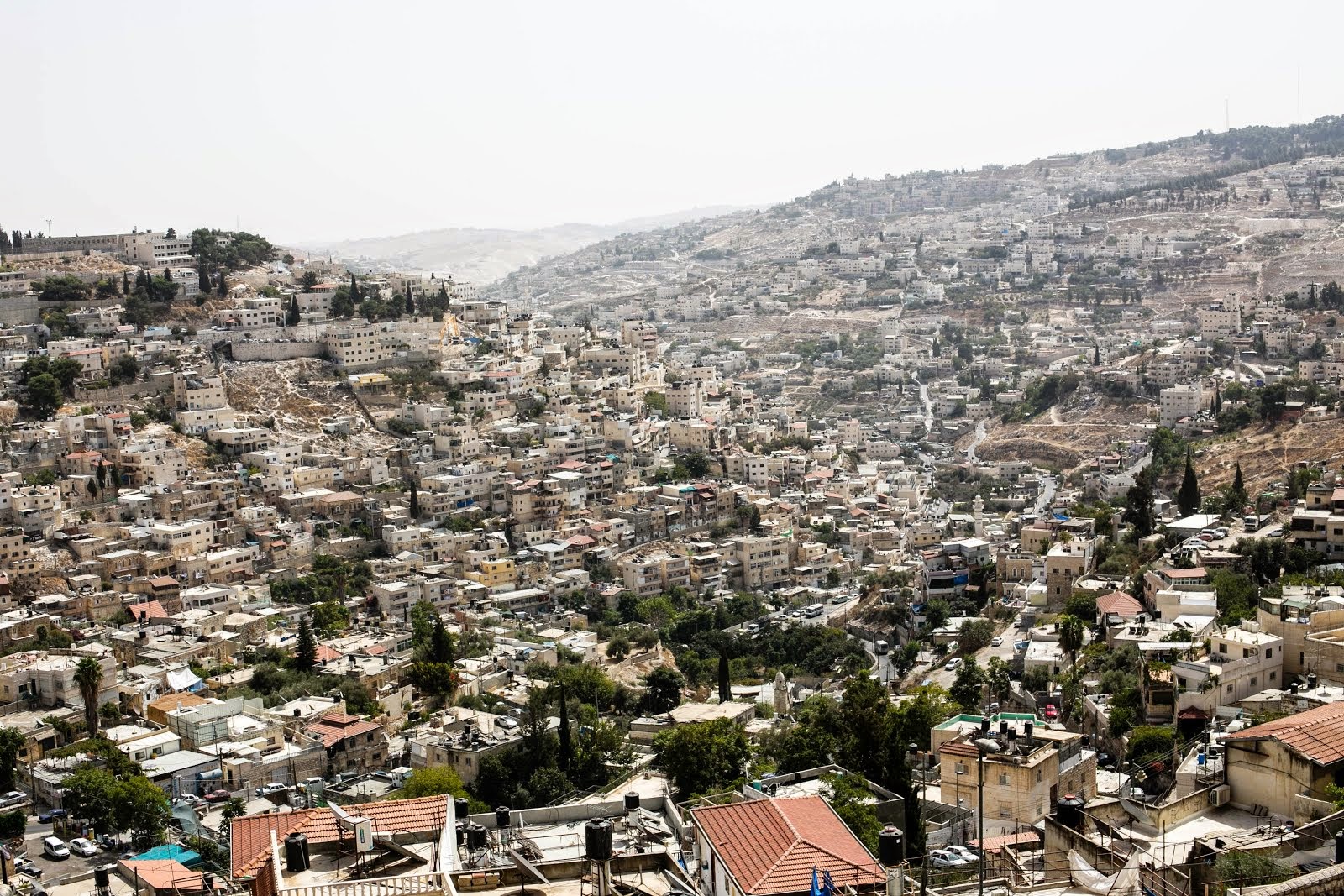 pohled na Jerusalem ze sareho mesta