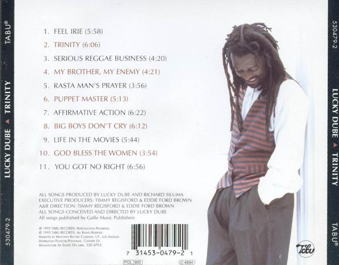 "Som Mutante" Lucky Dube "Trinity" by PRB