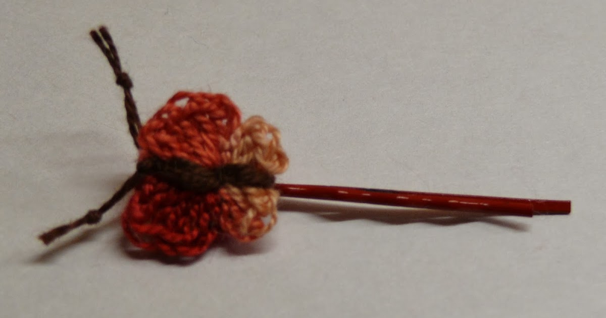 String Theory Crochet Crochet Butterfly Hair Clips The Pattern