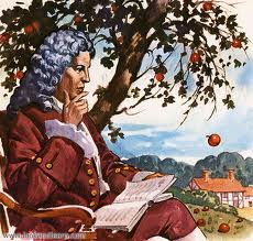 newton isaac sir apple gravitation gravity universal fall motion falling science famous law gravitational laws illustration discoveries illustrations his observing