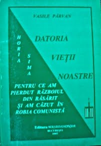 Pentru ce am pierdut războiul din răsărit și am căzut în robie