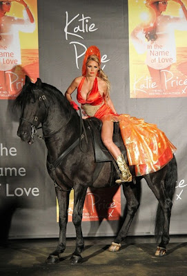 Katie Price on a Horse
