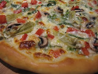 Please Don T Pass The Salt Round Table Gourmet Veggie Pizza