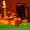 'Llibre, tassa, espelma i pipa (John Frederick Peto)'