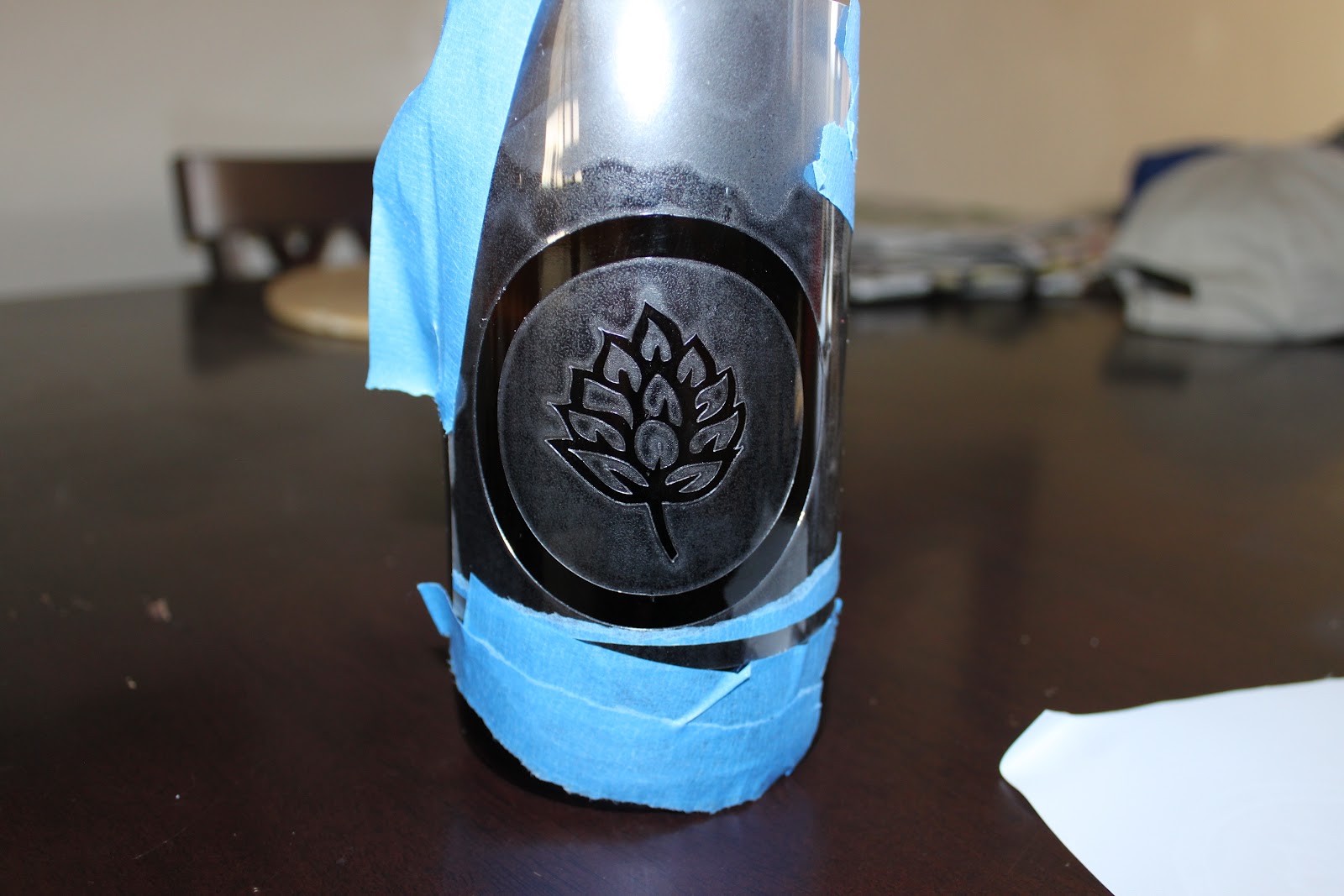 Lewybrewing Glass Bottle Etching