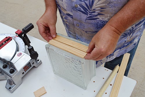 glass block furniture wall next youll need to cut your pine lath fit within the edges of glass block youll two pieces for each side except bottom where you wood surround glass block nightlight featuring liquid fusion glass block furniture wall next youll need to cut your pine lath fit within the edges of glass block youll two pieces for each side except bottom where you wood surround glass block nightlight featuring liquid fusion