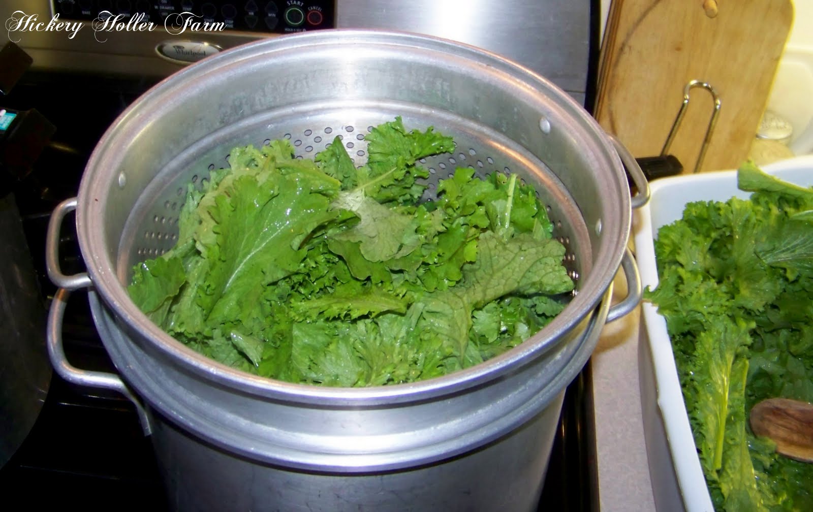 Hickery Holler Farm Canning Greens