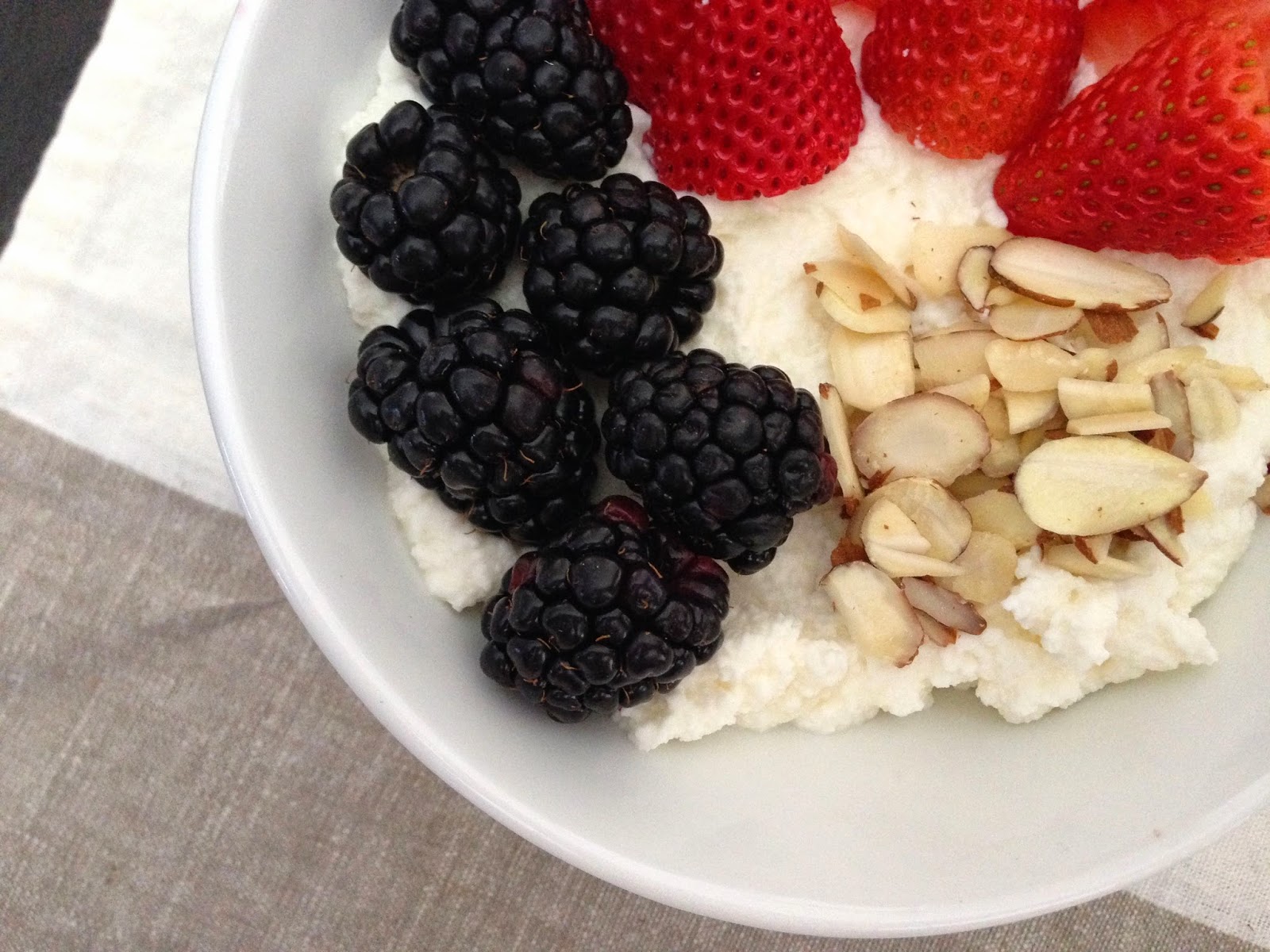 honeyed ricotta & mixed berry breakfast bowl