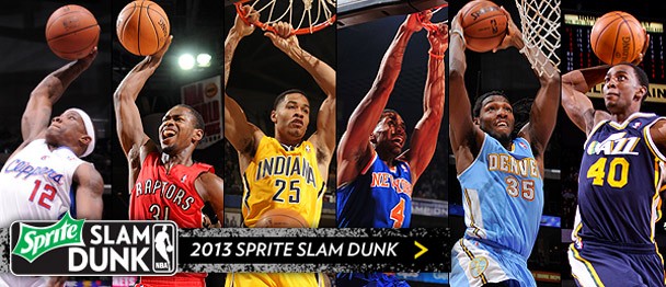 2013 Sprite Slam Dunk Contest : Bledsoe, Evans, Faried, Green, White and Ross will Compete : TheNbaZone.com