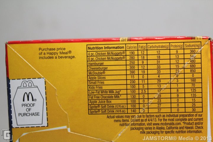 happy meal box template