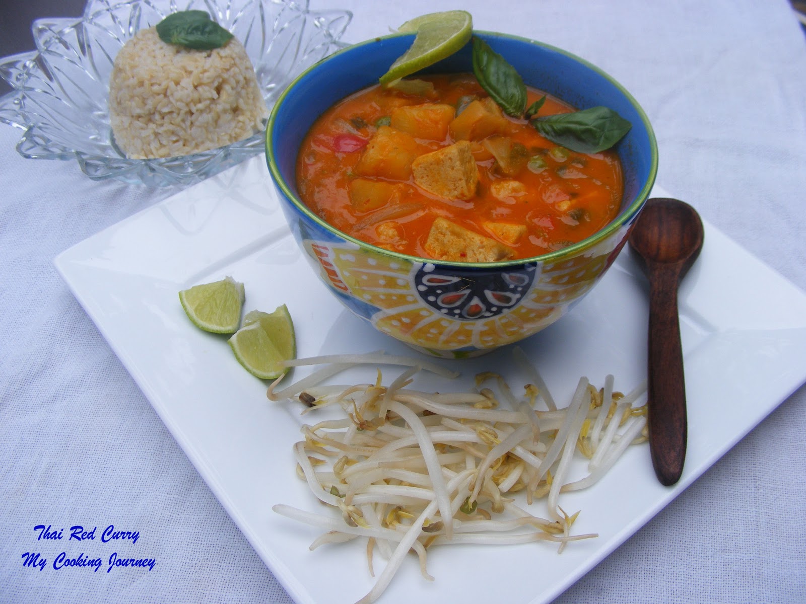 My Cooking Journey Thai Vegetable and Tofu red Curry (Vegetarian)My