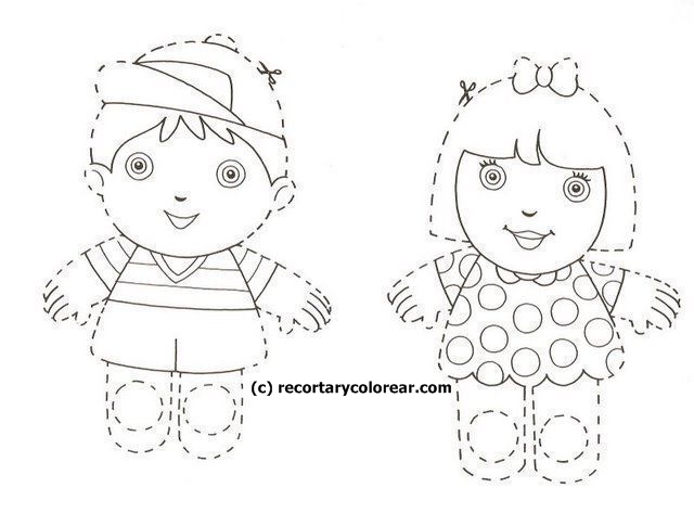 Dibujos Para Recortar Y Colorear Para Ninos Imagui