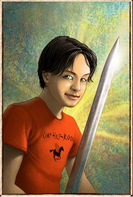 Ilustração de Percy Jackson