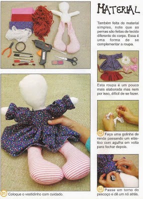 muñecas de trapo faciles