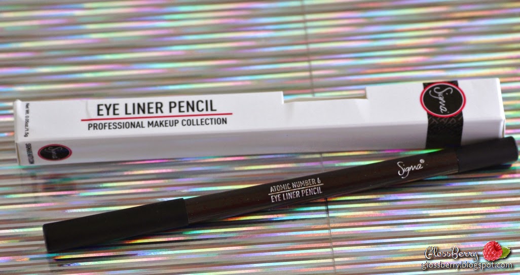 sigma eye liner pencil atomic number 6 review swatches