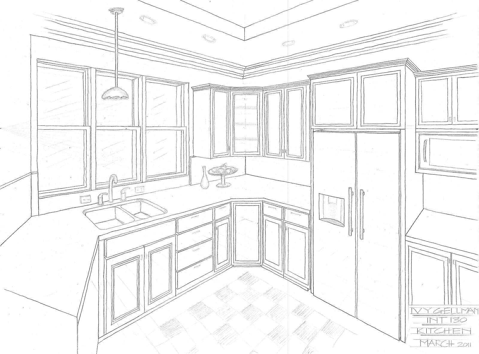 Interior Design: Perspective Drawing