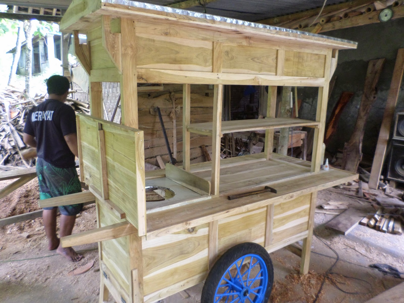 Gambar Angkringan Gerobak Rumah Rombong Gambar Wedang Jahe