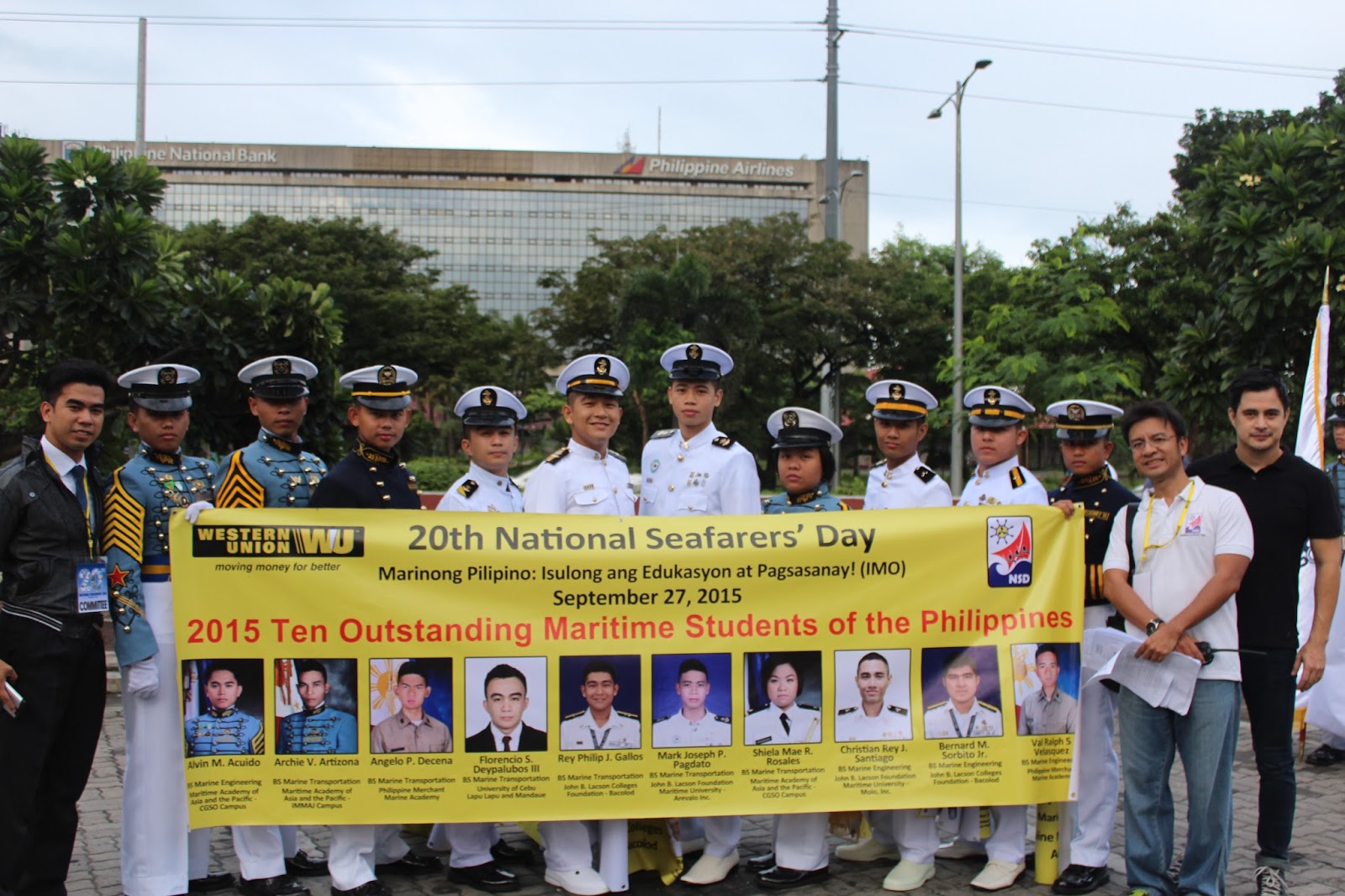pinoy seafarers' rights 2015 Ten Outstanding Maritime Students of the